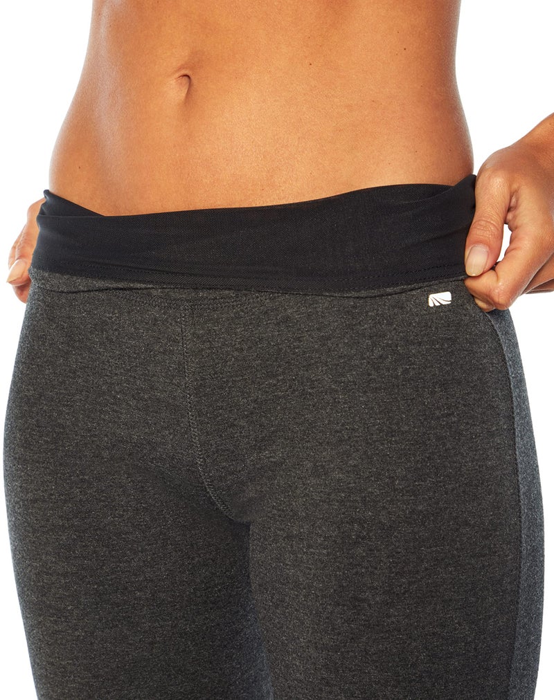 Marika Women Standard Carrie Tummy Control Bootleg Pant, Heather Charcoal, Small - Image 3